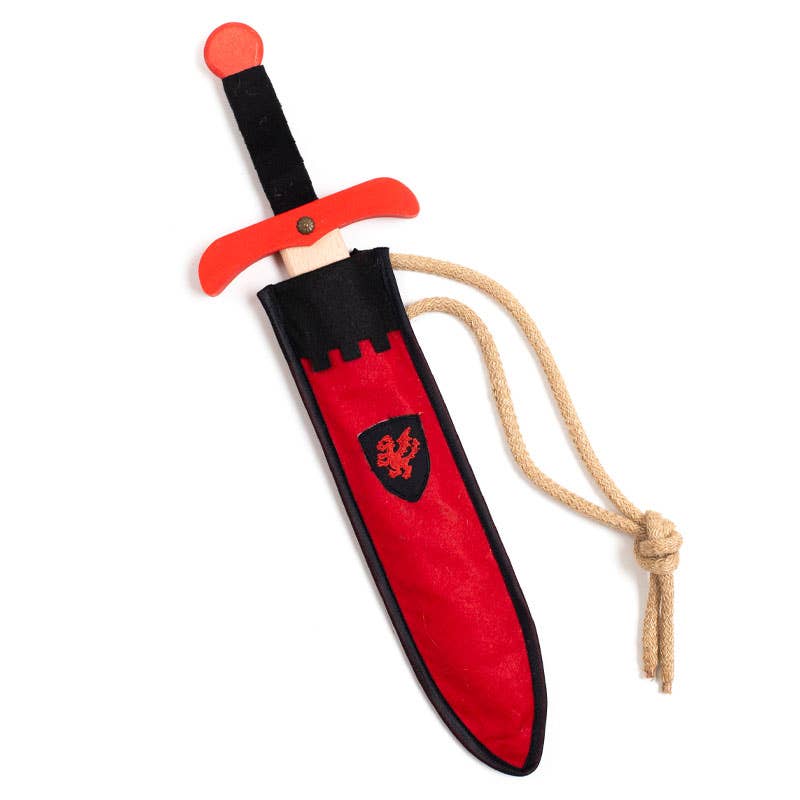 Épée Kamelot S avec étui rouge - ST401F
