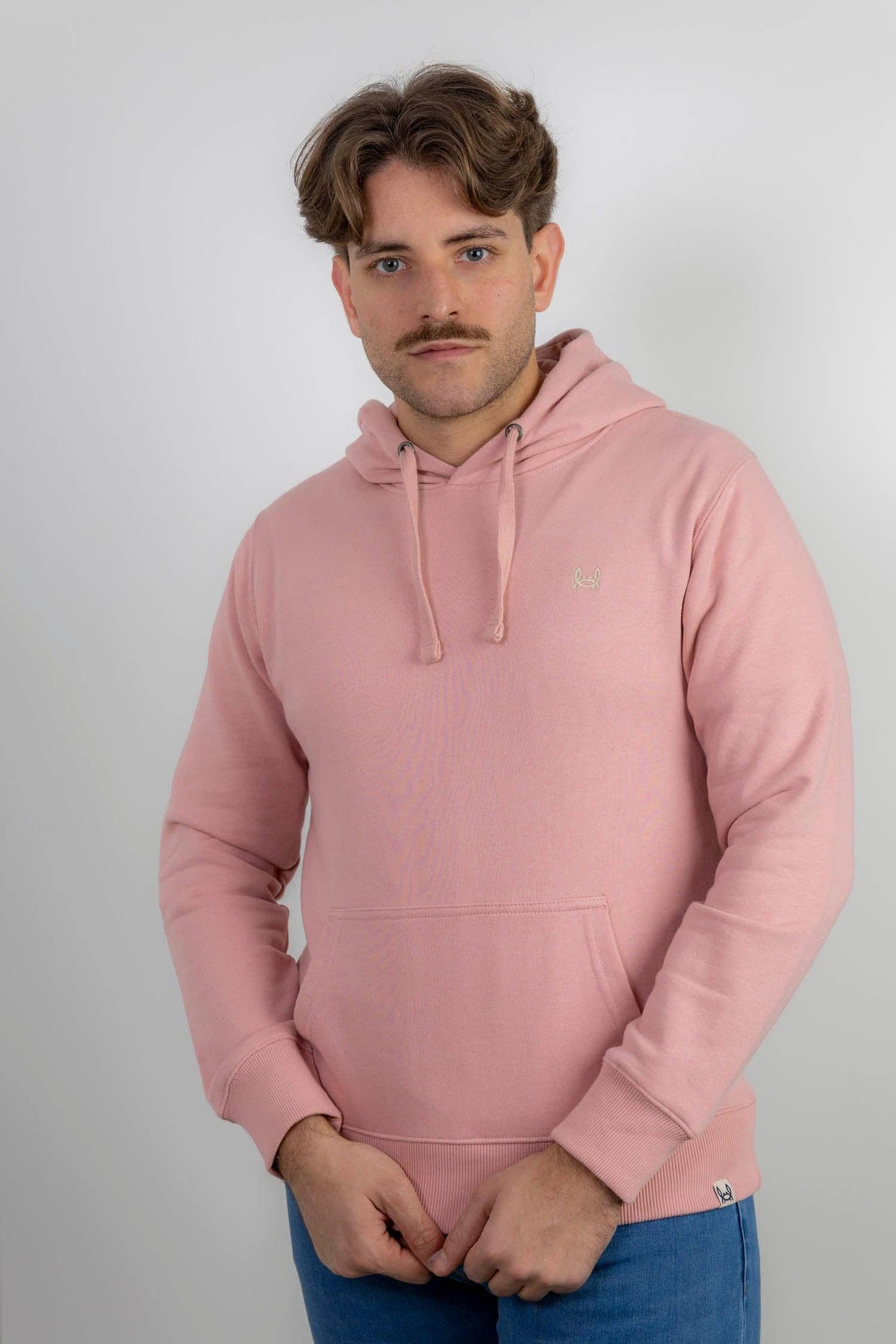 Sweat à Capuche Basique Rose: M