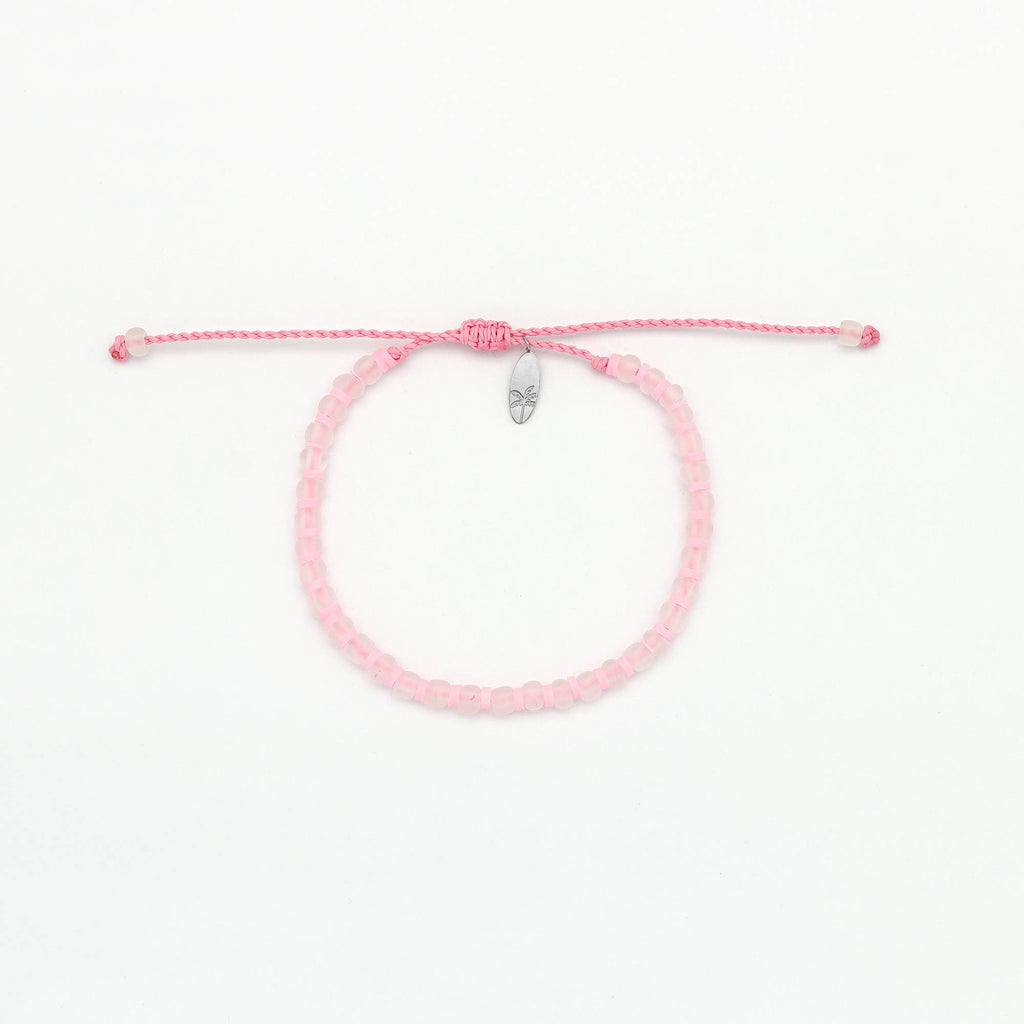 Bracelet Marley en perles de verre, bracelet Surf coloré: Orange
