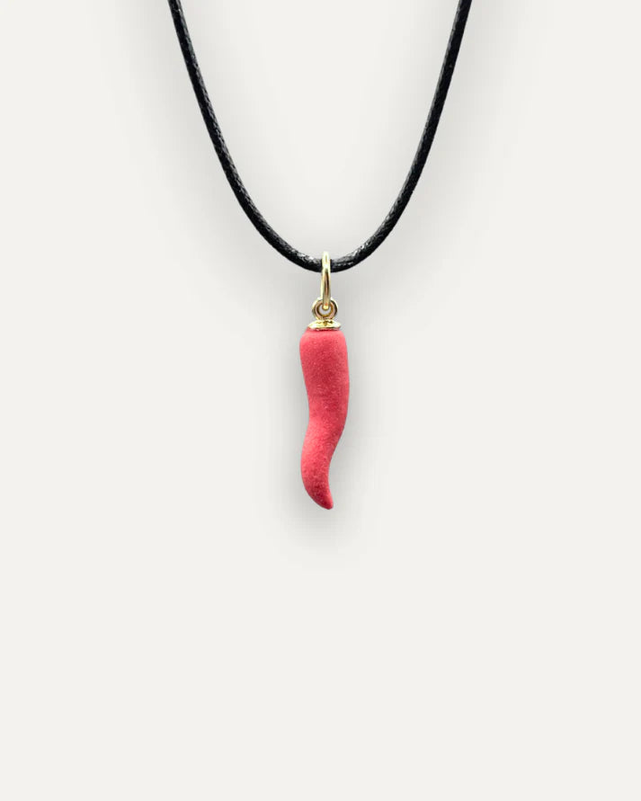 Pendentif en porcelaine Piment