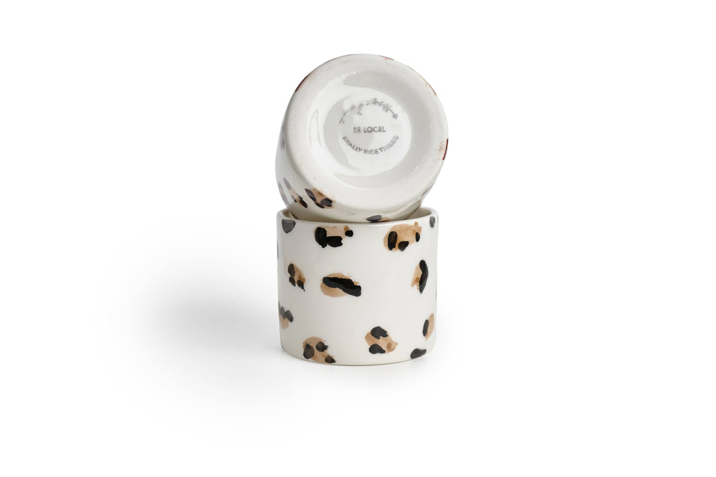 Ensemble de 2 tasses en céramique (GUÉPARD)