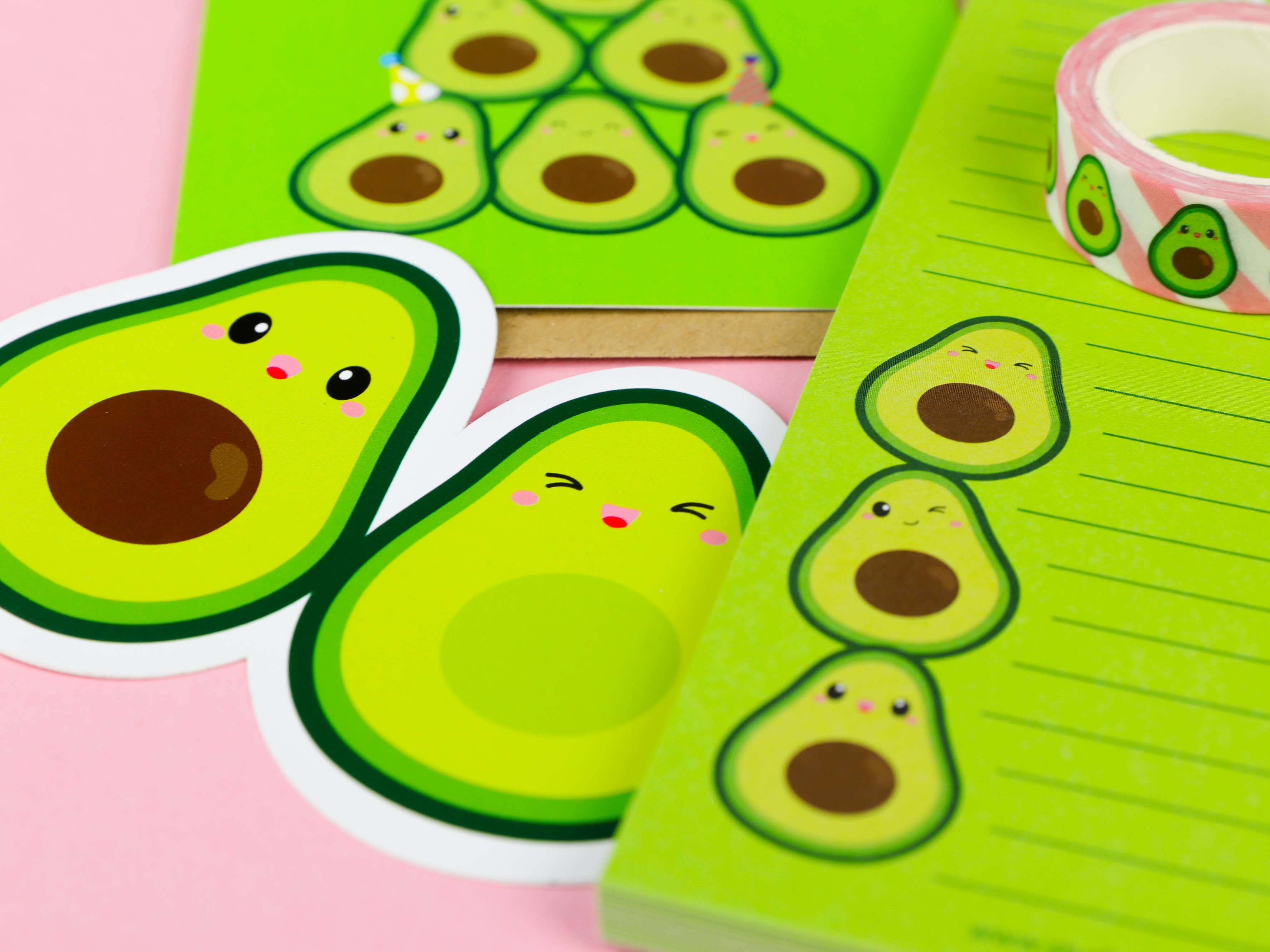 Bloc-notes liste de tâches « Avocado Holy Guacamole what a list! »