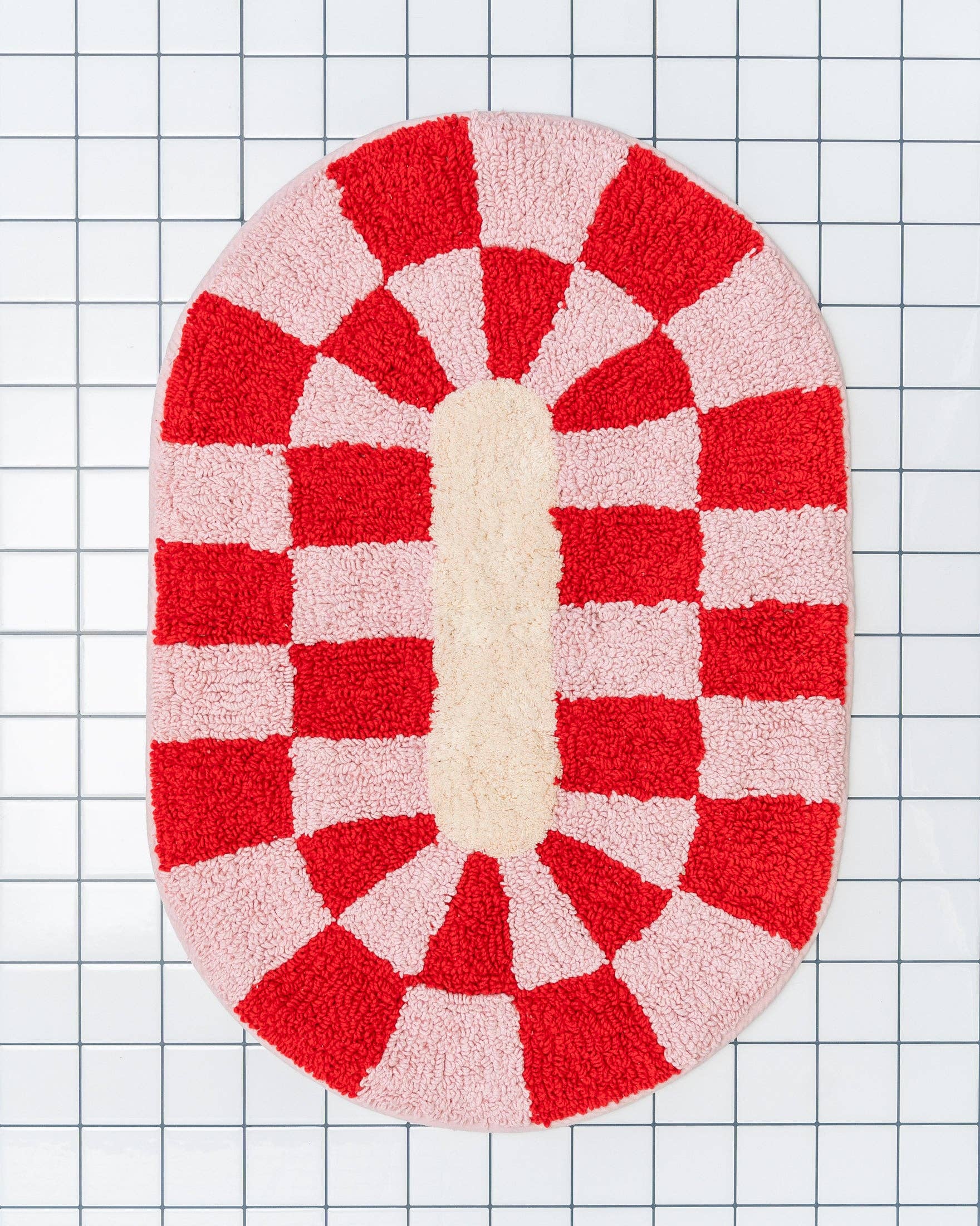 Tapis de bain Rita - Rouge