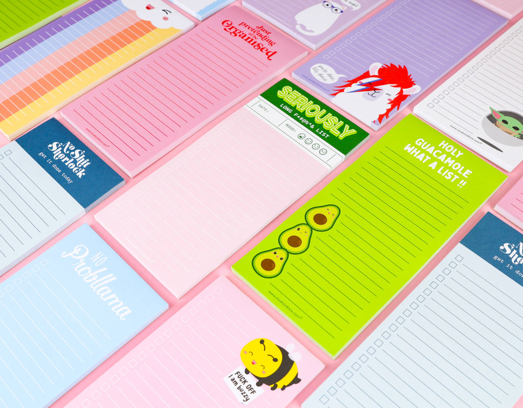 Bloc-notes liste de tâches « Avocado Holy Guacamole what a list! »