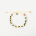Bracelet à perles Coconut Bay, bracelet empilable réglable: Mélange de bois naturel