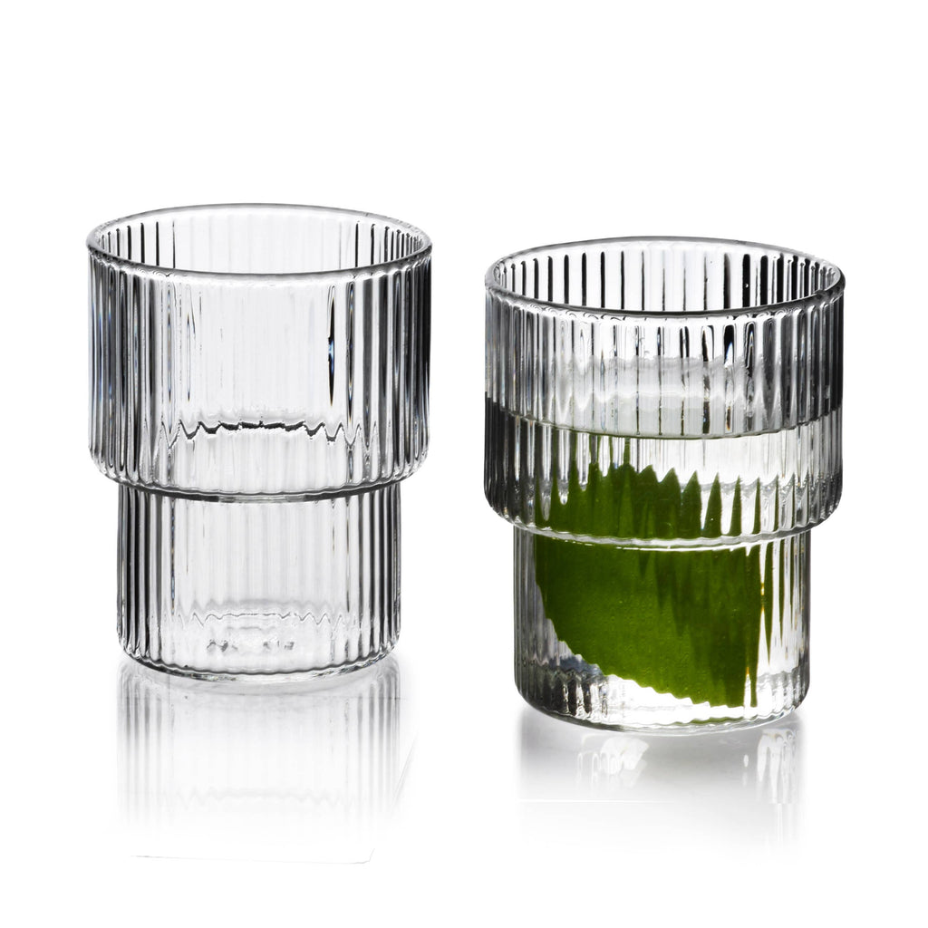 Ensemble de 4 verres ELLA RAYURES