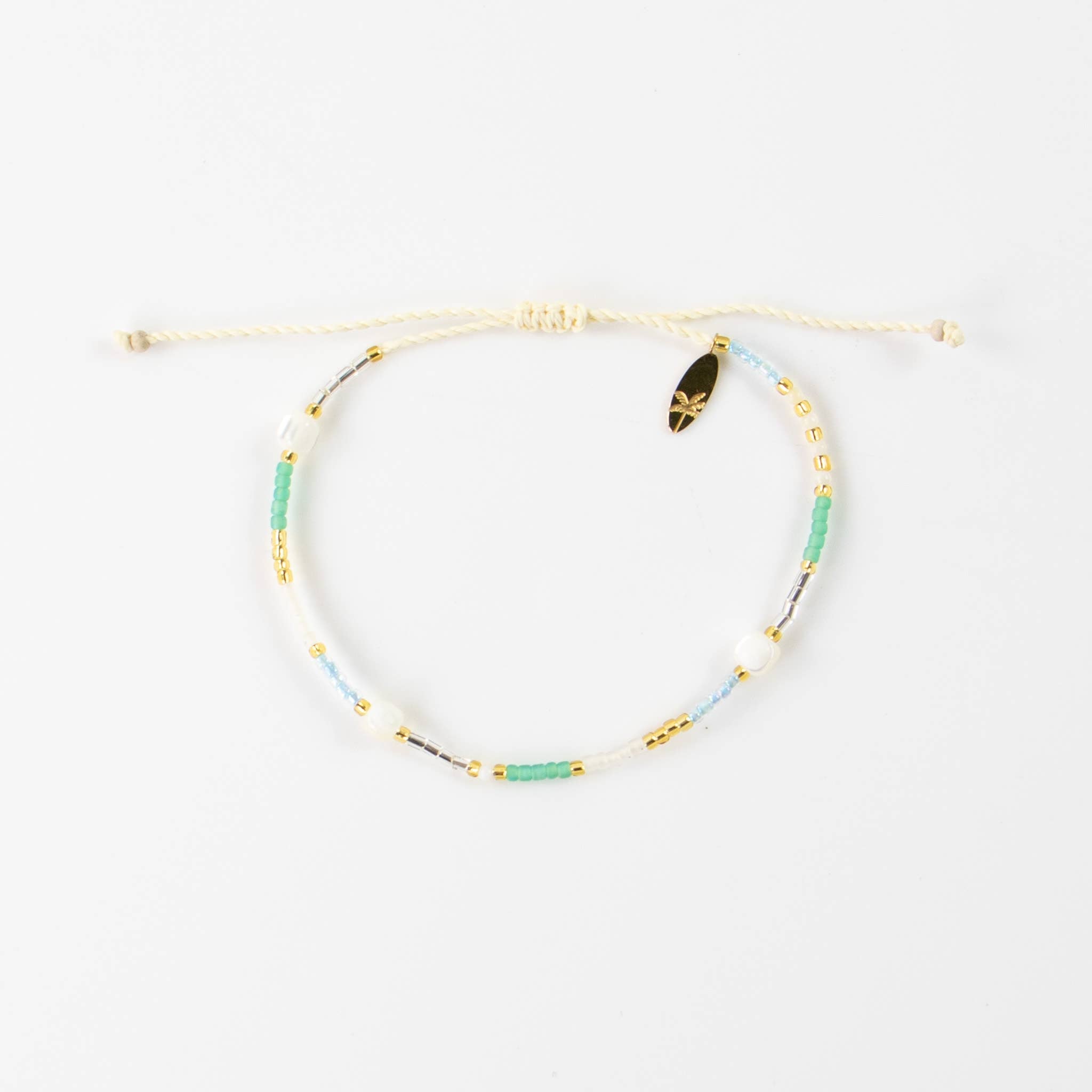 Collection de bracelets en perles colorées « Heure dorée »: Bright Pink