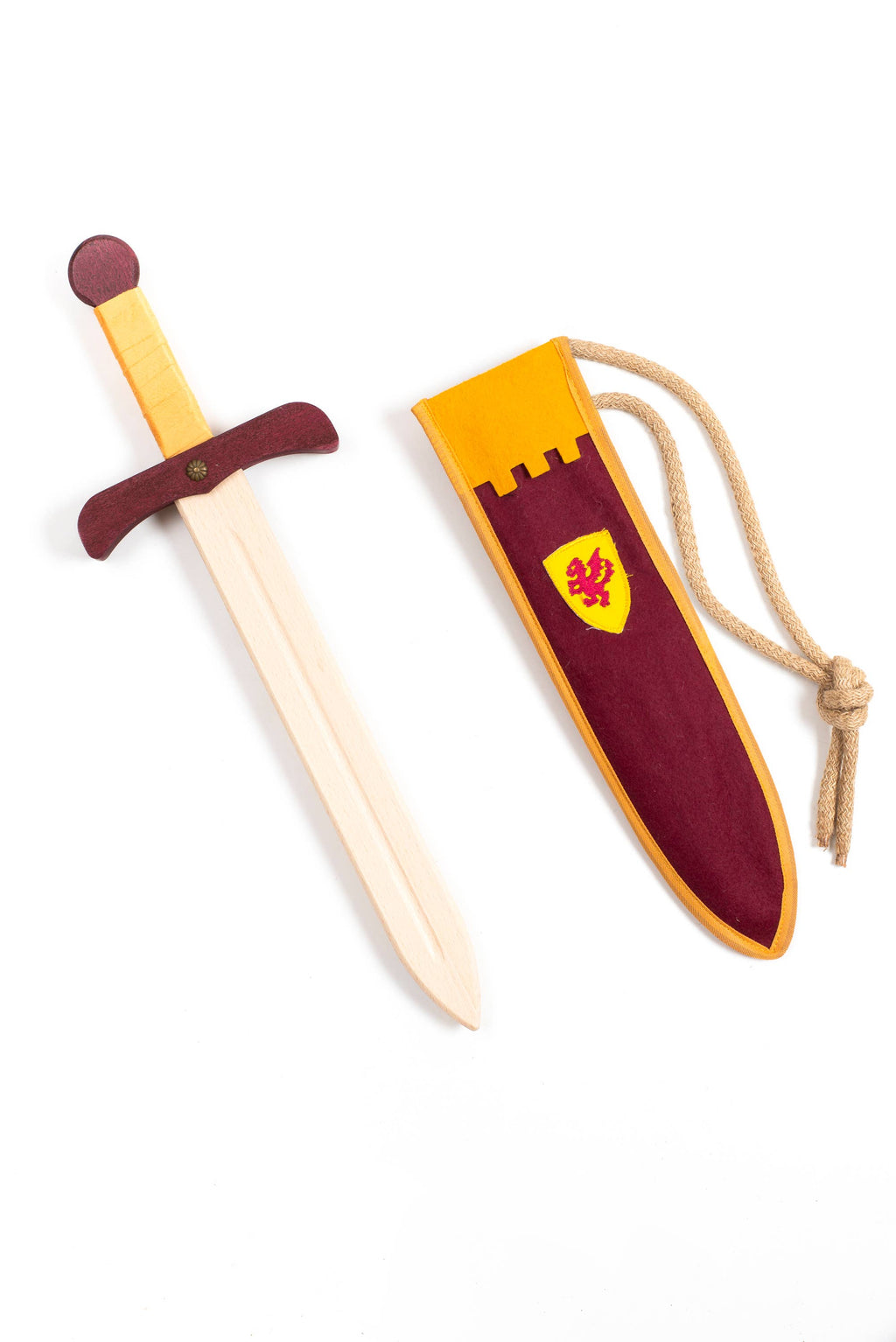 Épée Kamelot S avec fourreau grenat - ST399FD