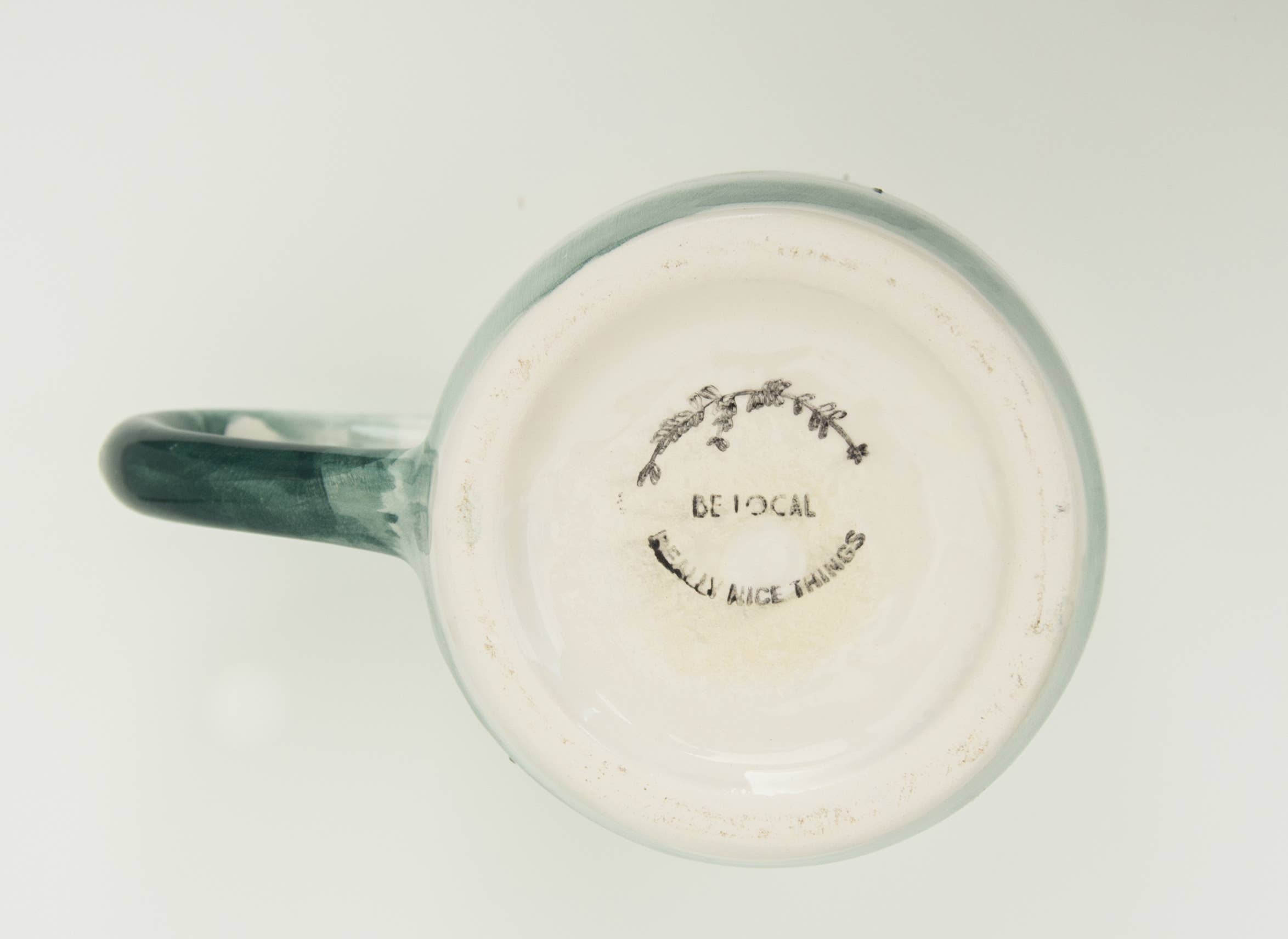 Tasse Minerva en céramique avec dégradé vert