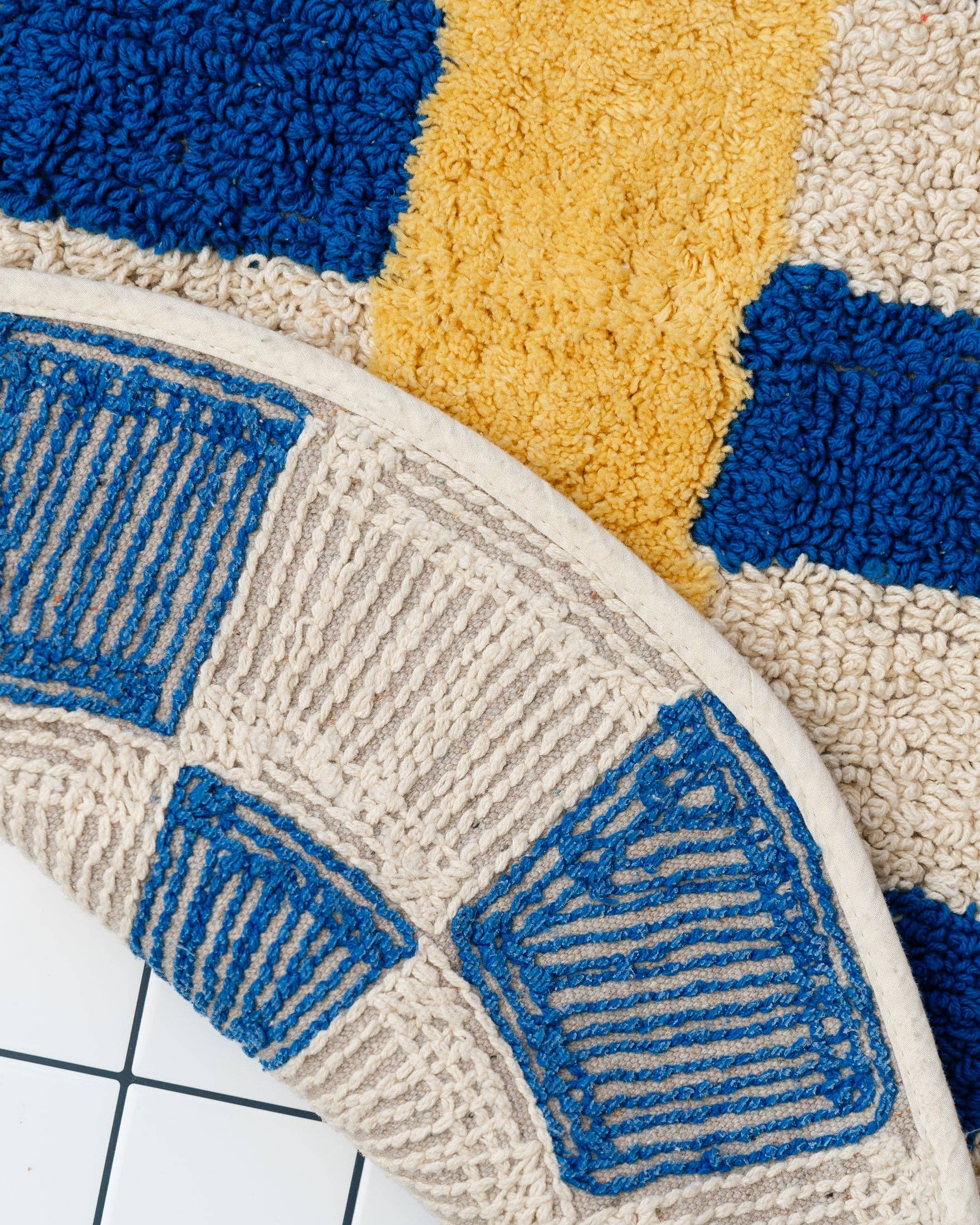 Tapis de bain Rita - bleu