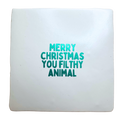 Joyeux Noël - carreau de signature: Groen metallic