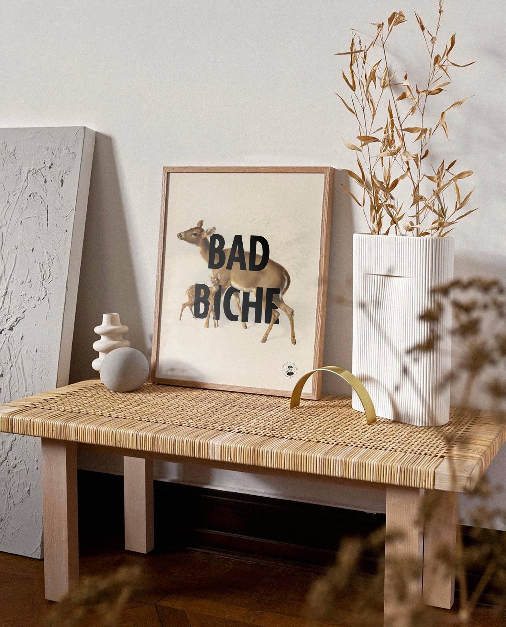 Affiche | Bad Biche | Poster Graphique Et Vintage: L - 30x40cm