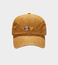 Casquette brodé - Sacha: Jaune vintage