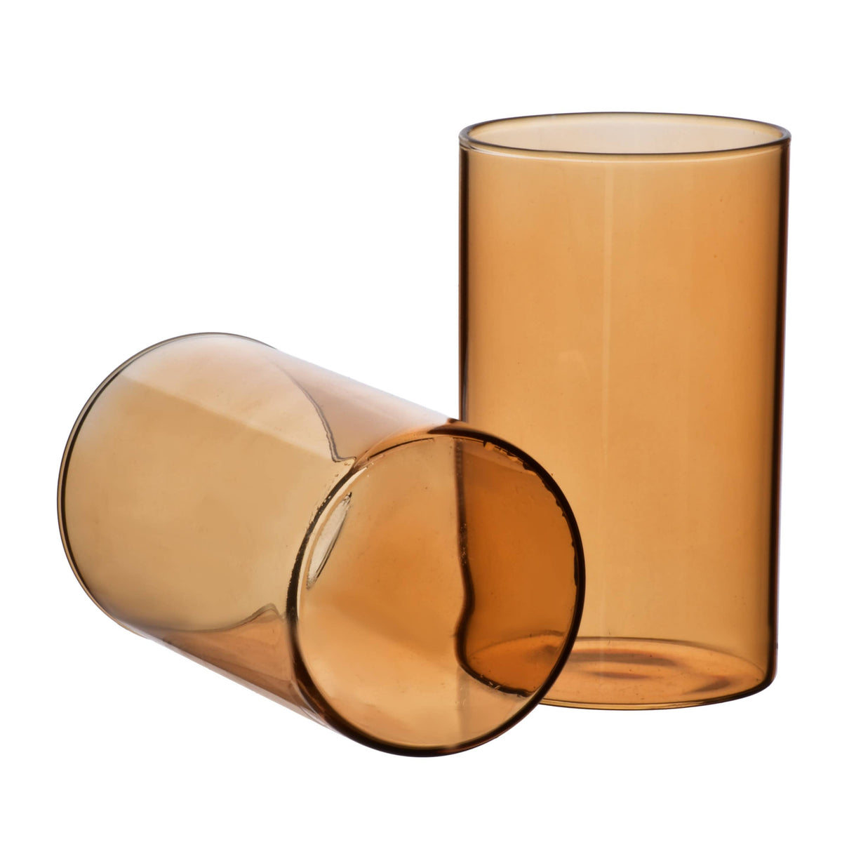 Ensemble de 4 verres ROMANE Ambre