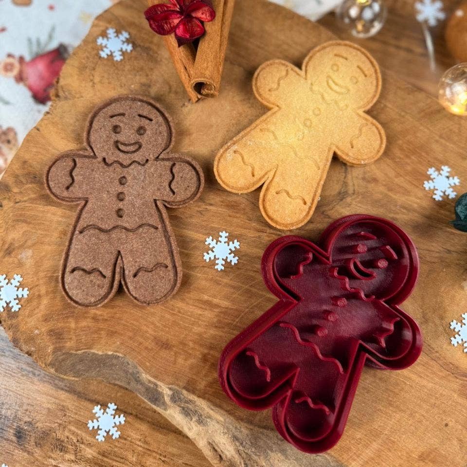 Emporte-pièce Mr Pain d’Épices – Noël – Gingerbread Man: Rouge