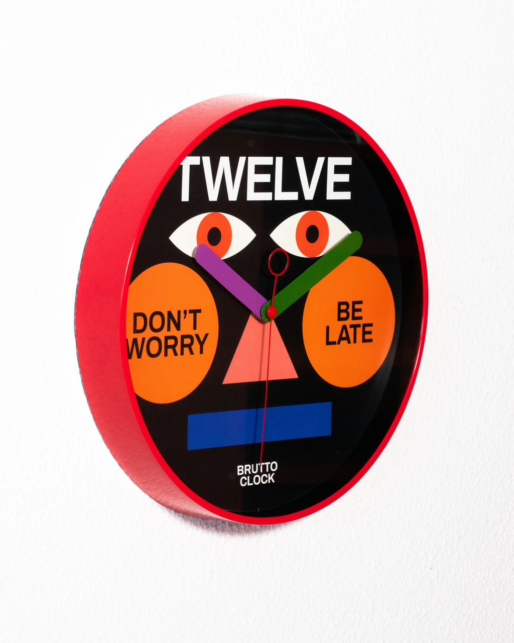 Horloge murale Be late 30 cm