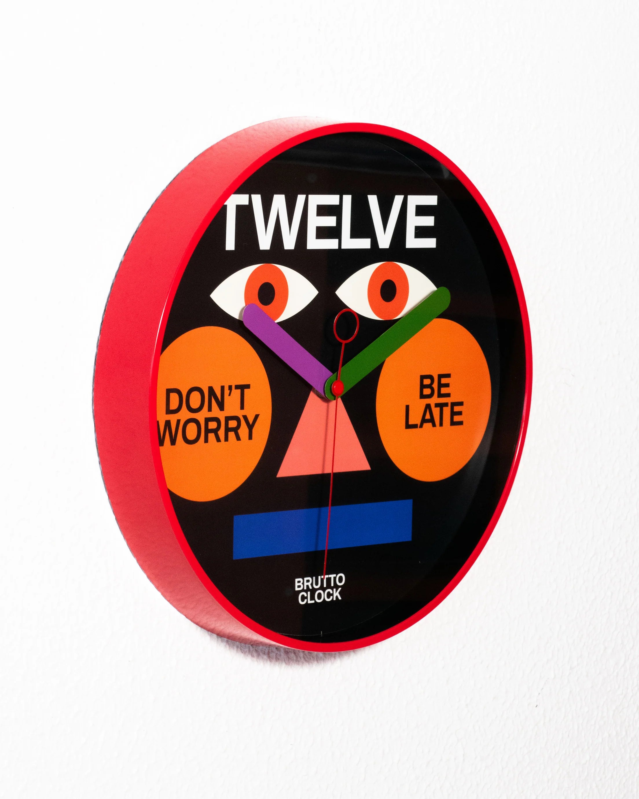 Horloge murale Be late 30 cm