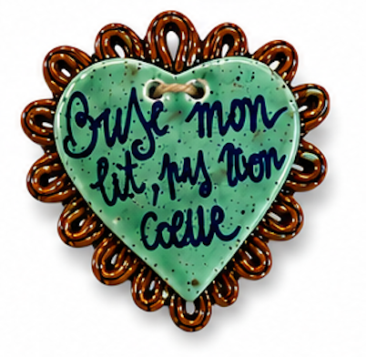 Ex-voto cœur en céramique artisanale – fait main dans le Jura (Copie)