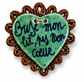 Ex-voto cœur en céramique artisanale – fait main dans le Jura (Copie)