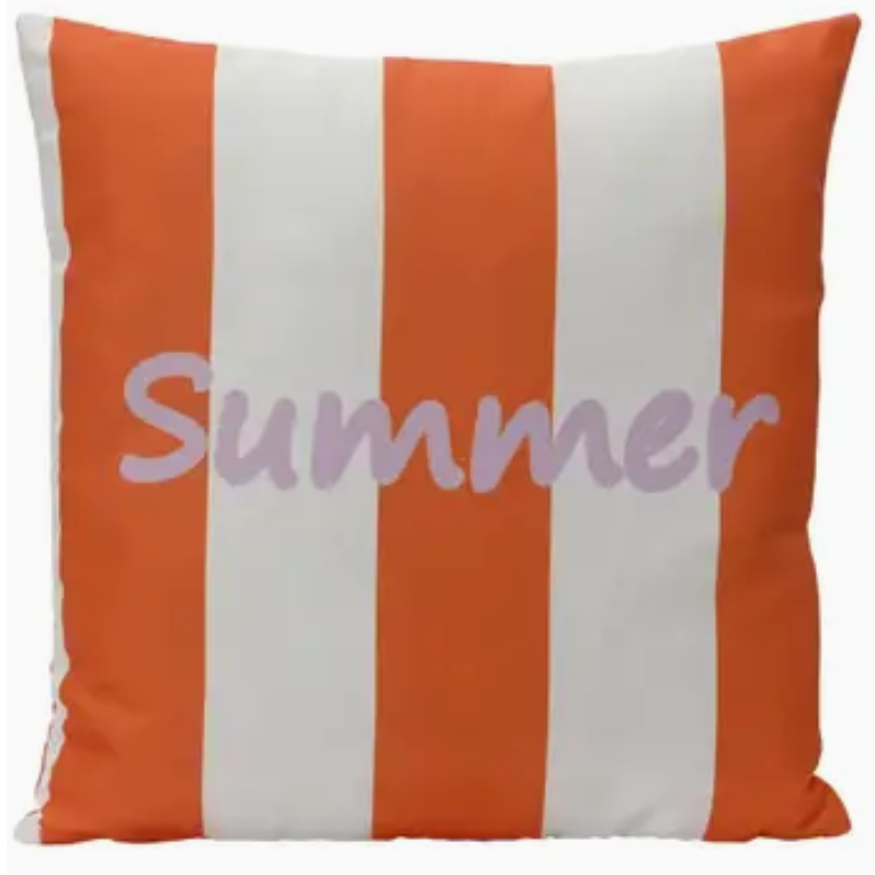 Coussin d'extérieur en polyester Sunshine Orange
