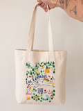 Tote bag Lac Leman - Exclu Blue Kiwi