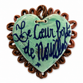 Ex-voto cœur en céramique artisanale – fait main dans le Jura