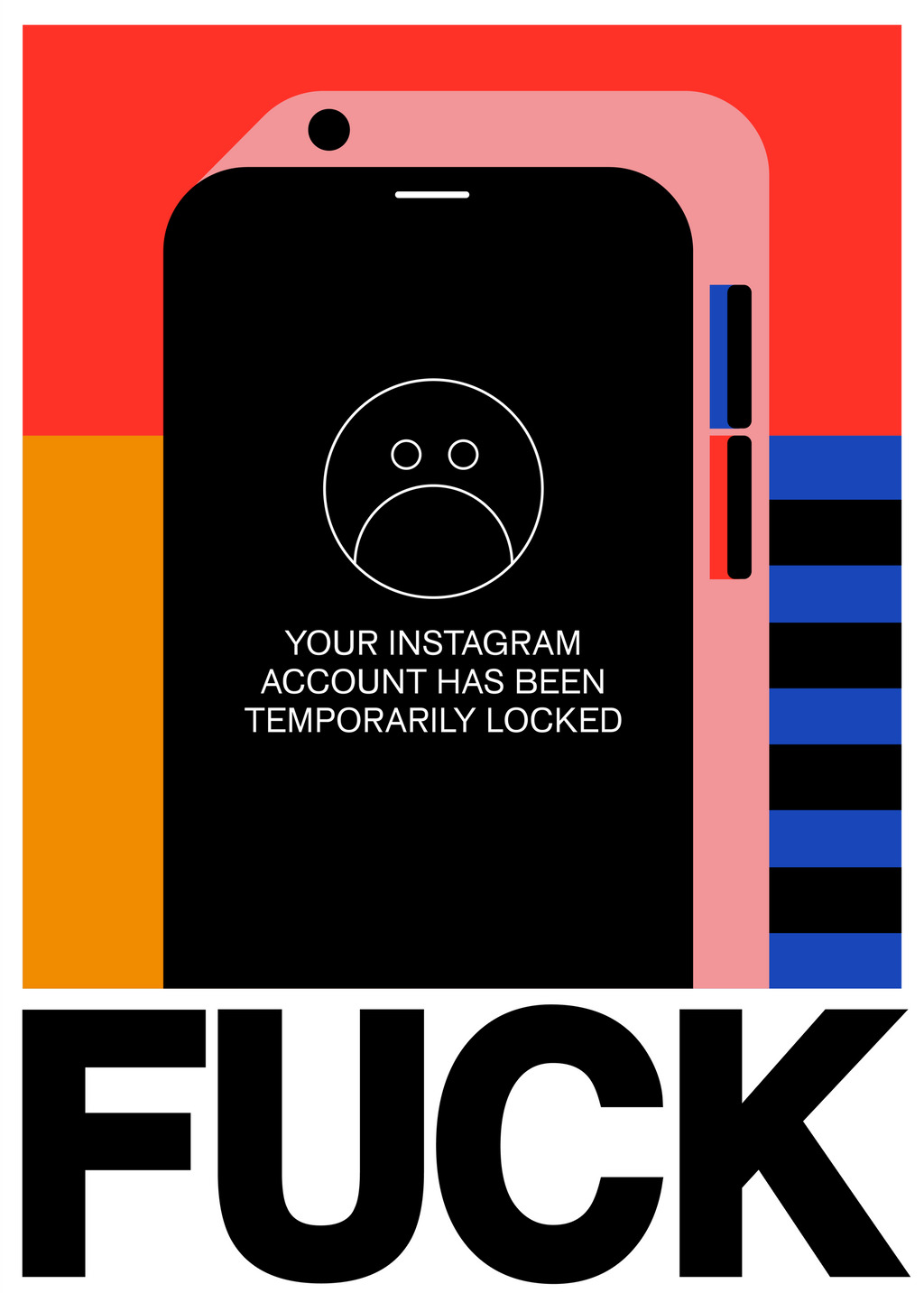 Affiche fuck #003 50x70 cm