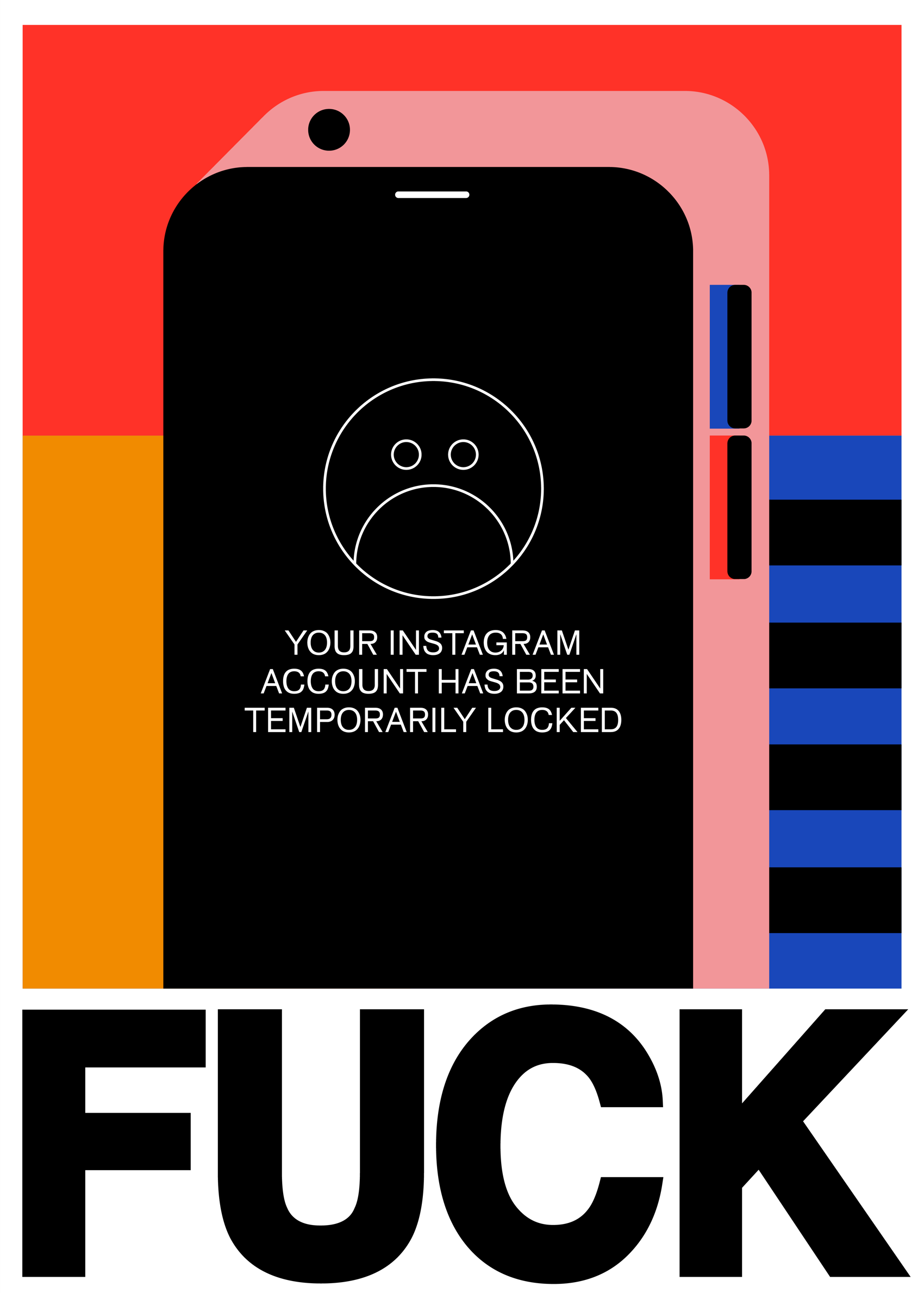 Affiche fuck #003 50x70 cm