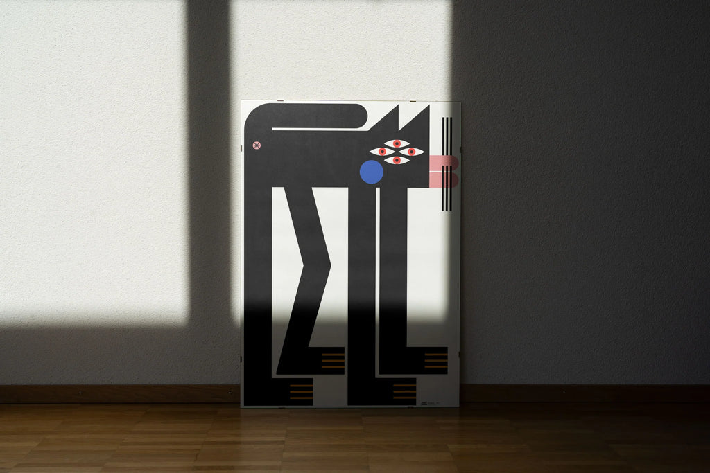 Affiche Black Cat A4