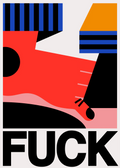 Affiche Fuck #002 50x70 cm