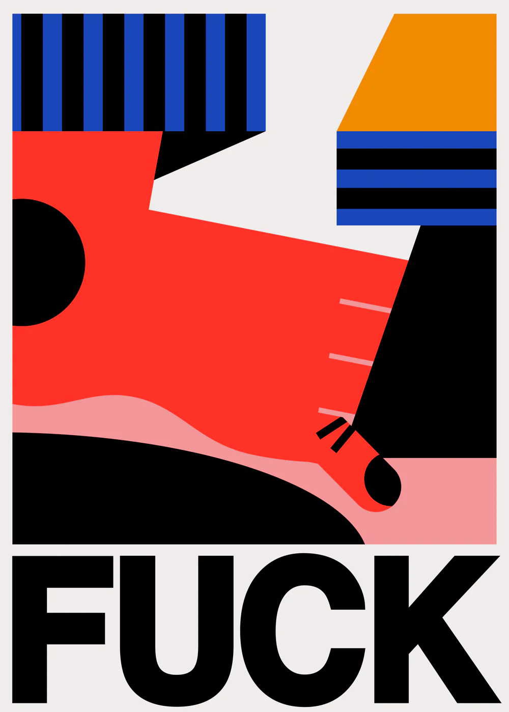 Affiche Fuck #002 50x70 cm