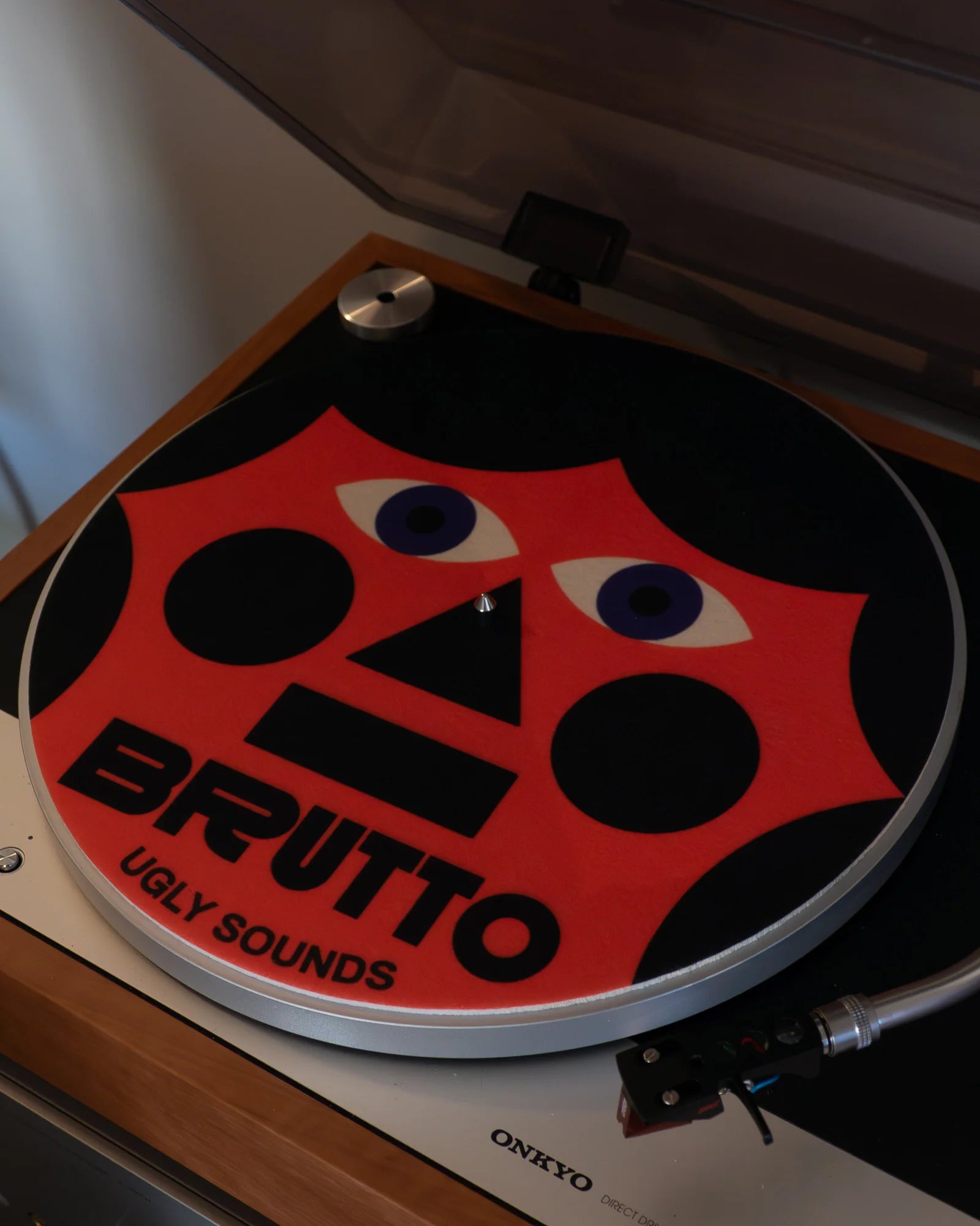 Tapis de tourne disque Rouge 32cm