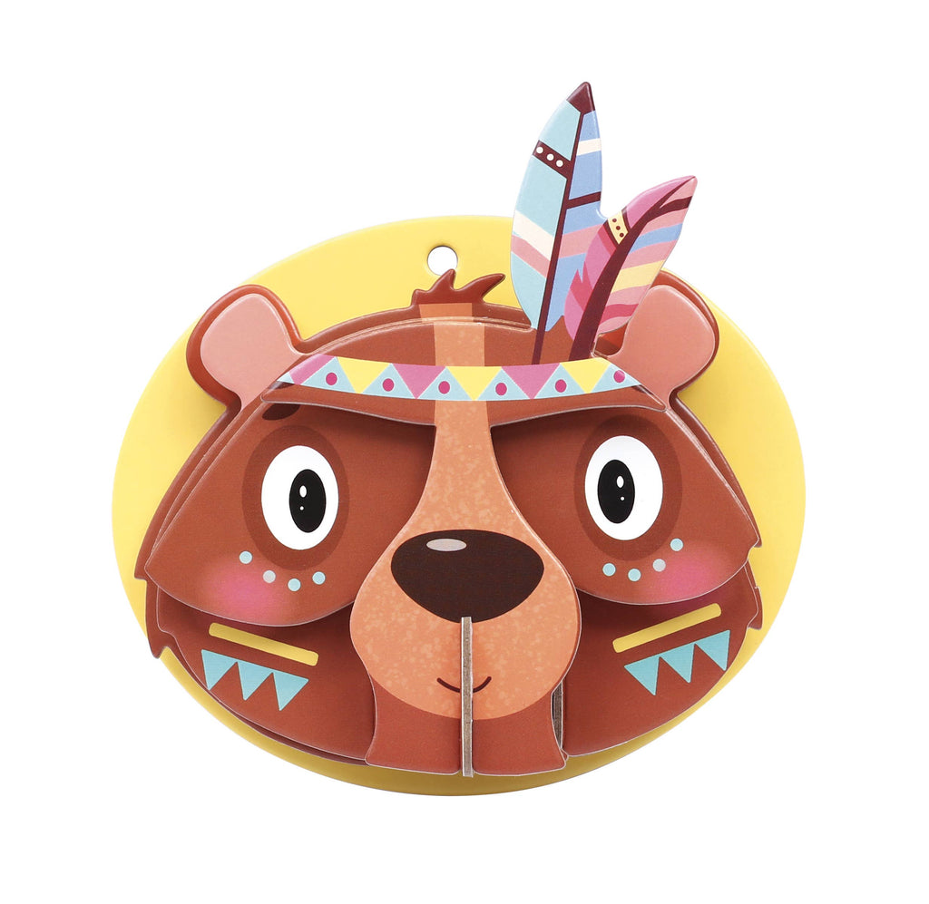 MAQUETTE A SUSPENDRE OURS 3D CARTON