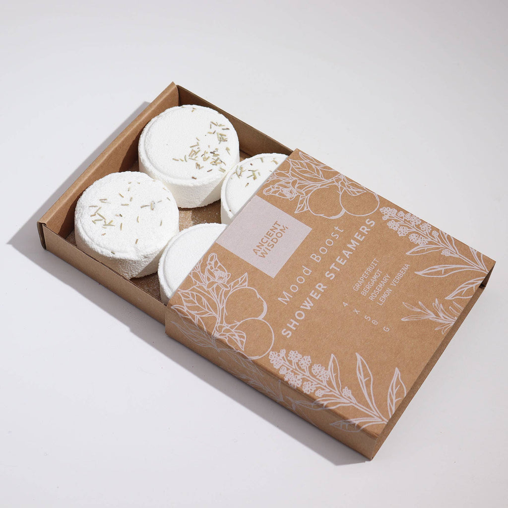 Coffret cadeau Zen de pastilles effervescentes pour la douche bien-être: Énergisant