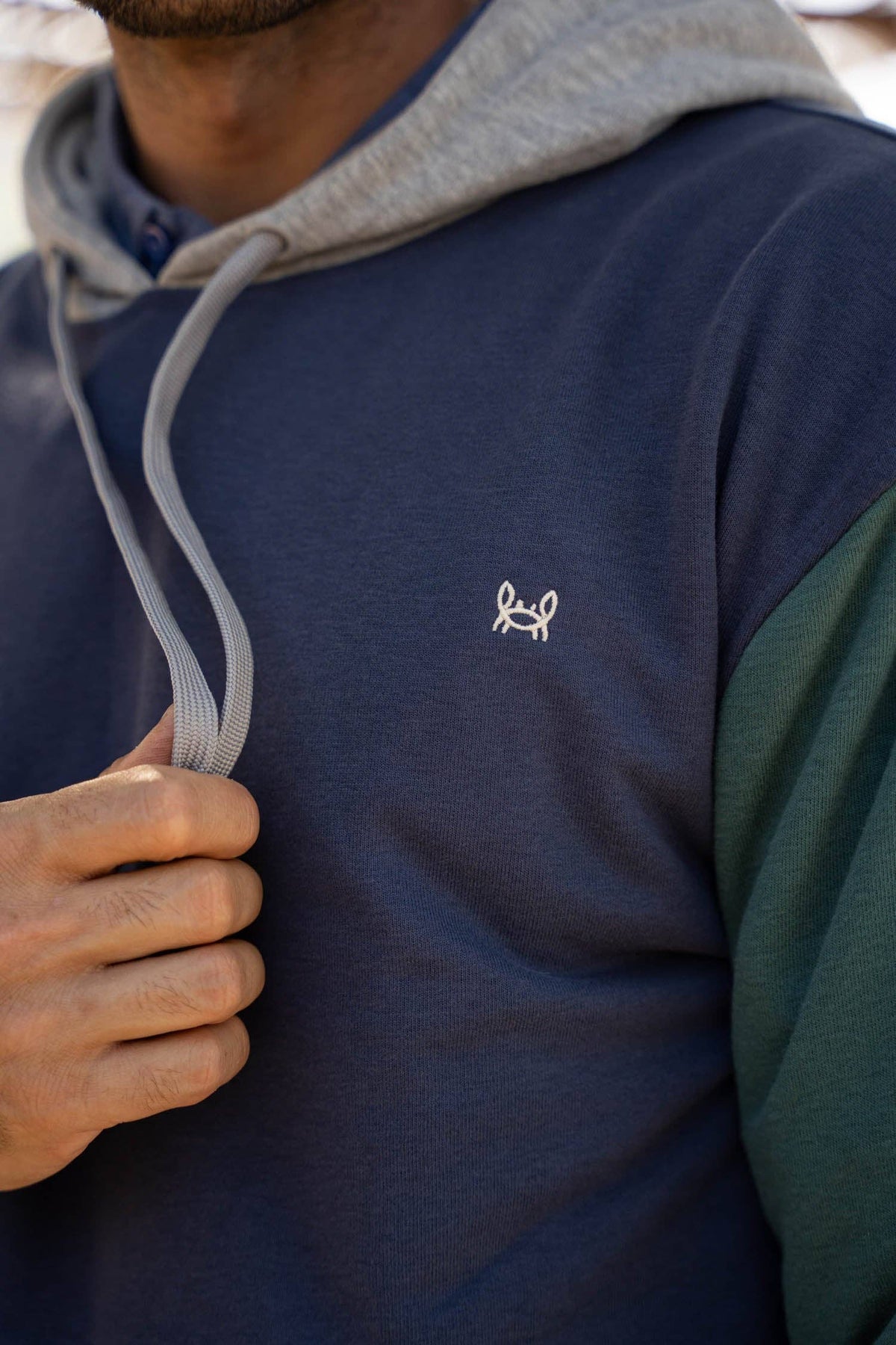 Sweat-shirt multicolore bleu marine | Bali: L