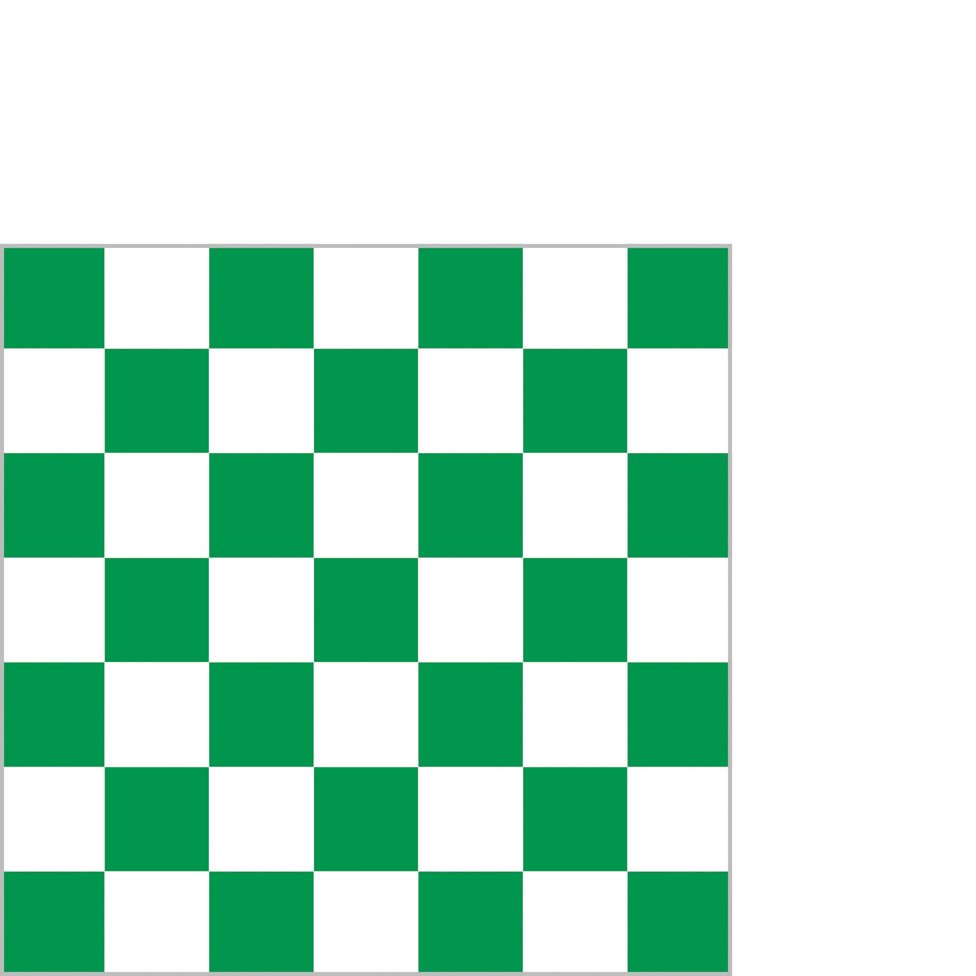 Serviette verte à damier 25 x 25 cm