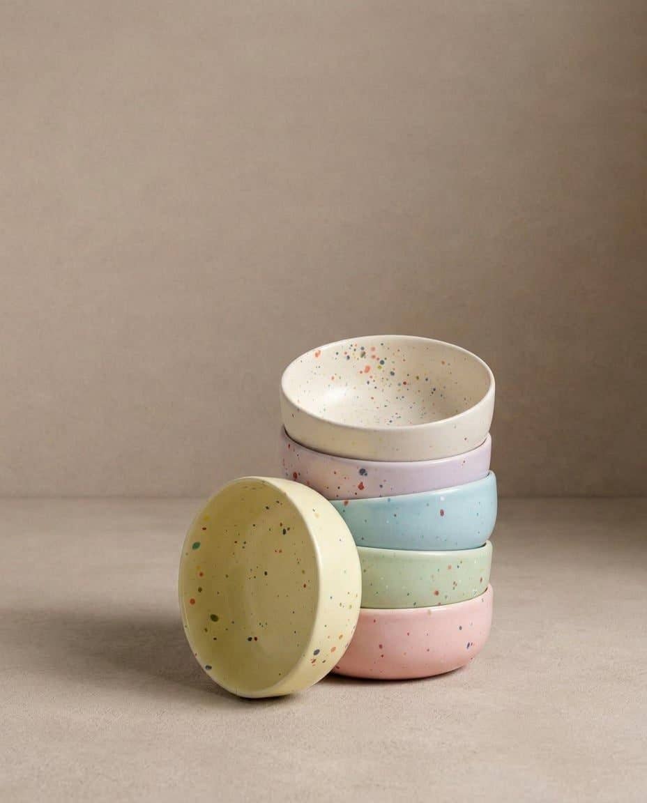 Bol Party 12 cm - Lot de 6 pièces assorties