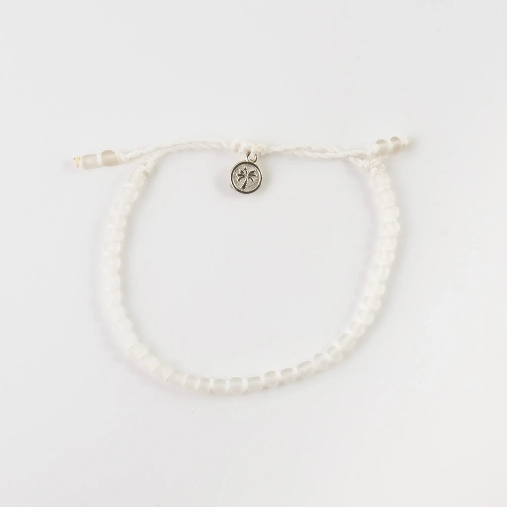 Bracelet Marley en perles de verre, bracelet Surf coloré: Orange
