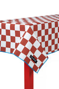 Nappe Marshall 140 x 140 cm à carreaux rouges
