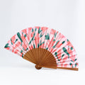 Ventilateur rose et vert