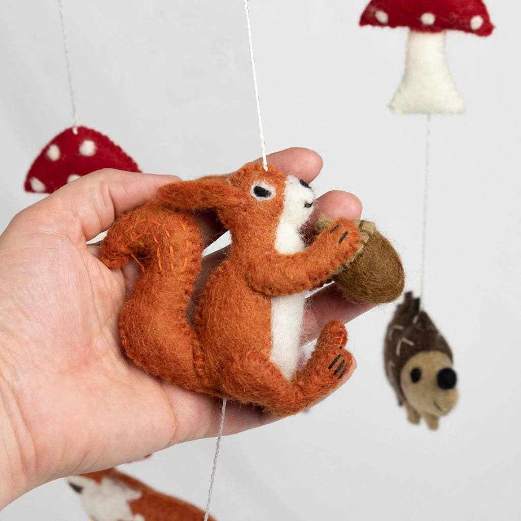 Mobile pour bébé - Décor de chambre d'enfant - Créature de la forêt