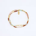 Collection « Été éternel » de bracelets dorés à perles: Or chaud