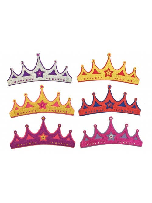 Couronne en feutre pour roi/reine - ST656: 3. Violet-Argenté