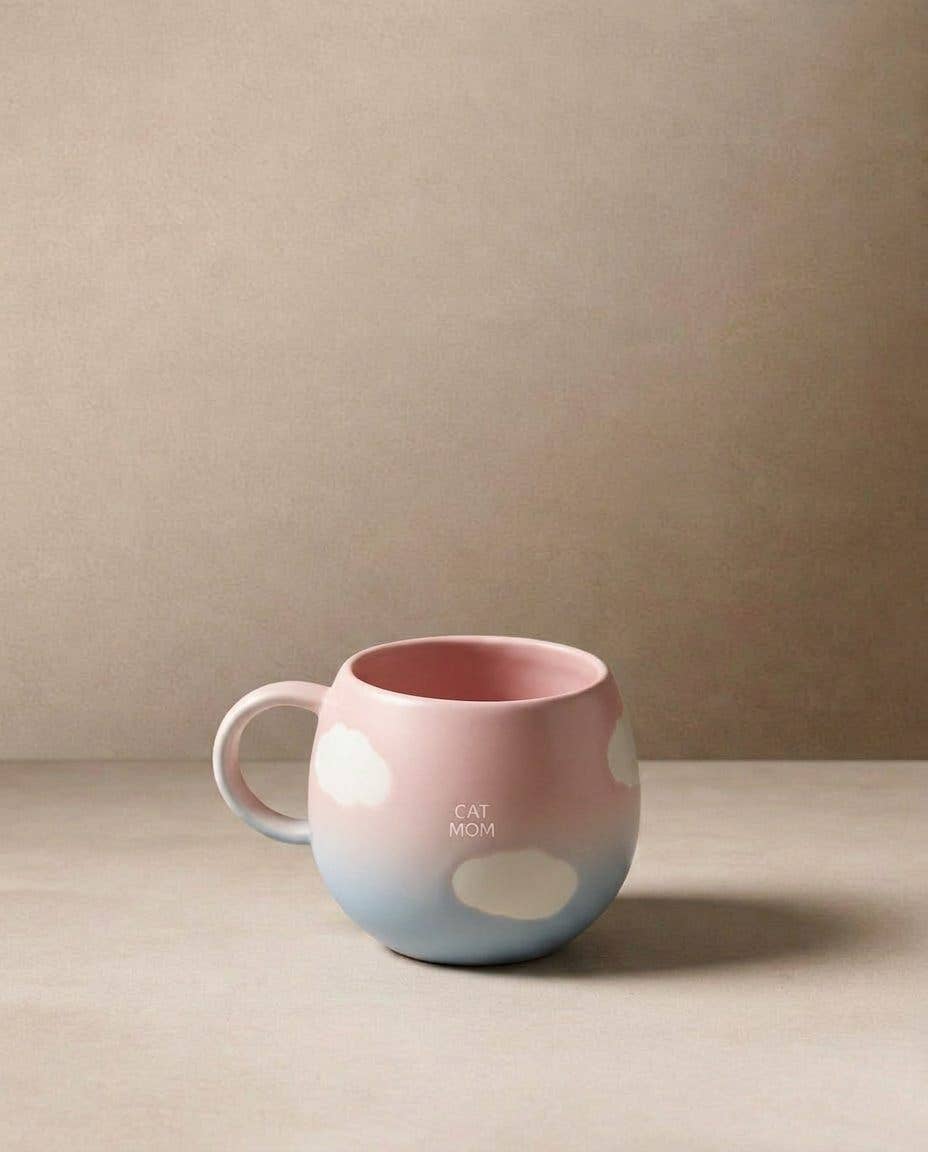 Mug moyen Coucher de soleil sur les nuages 250 ml — Collection animaux de compagnie: Chien Maman