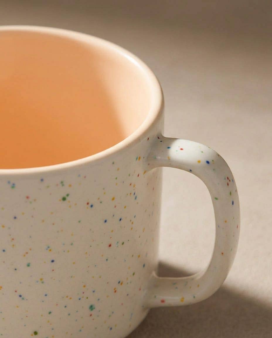 Ensemble Duo Tasses en Grès Breeze Party In/Out 450ml Orange