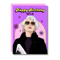 Joyeux anniversaire, c'est tout — Carte d'anniversaire drôle « Icône de la mode »