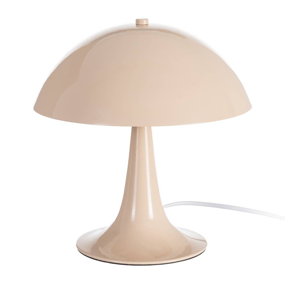 Lampe de table en métal vintage Palmer 28 cm (beige)