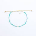 Mutiara Bracelet délicat à perles, Bracelet de surf réglable: Turquoise