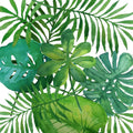 Feuilles Tropicales 33X33 cm