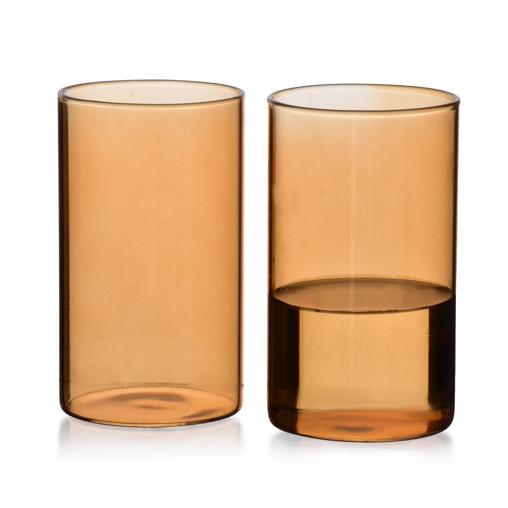 Ensemble de 4 verres ROMANE Ambre